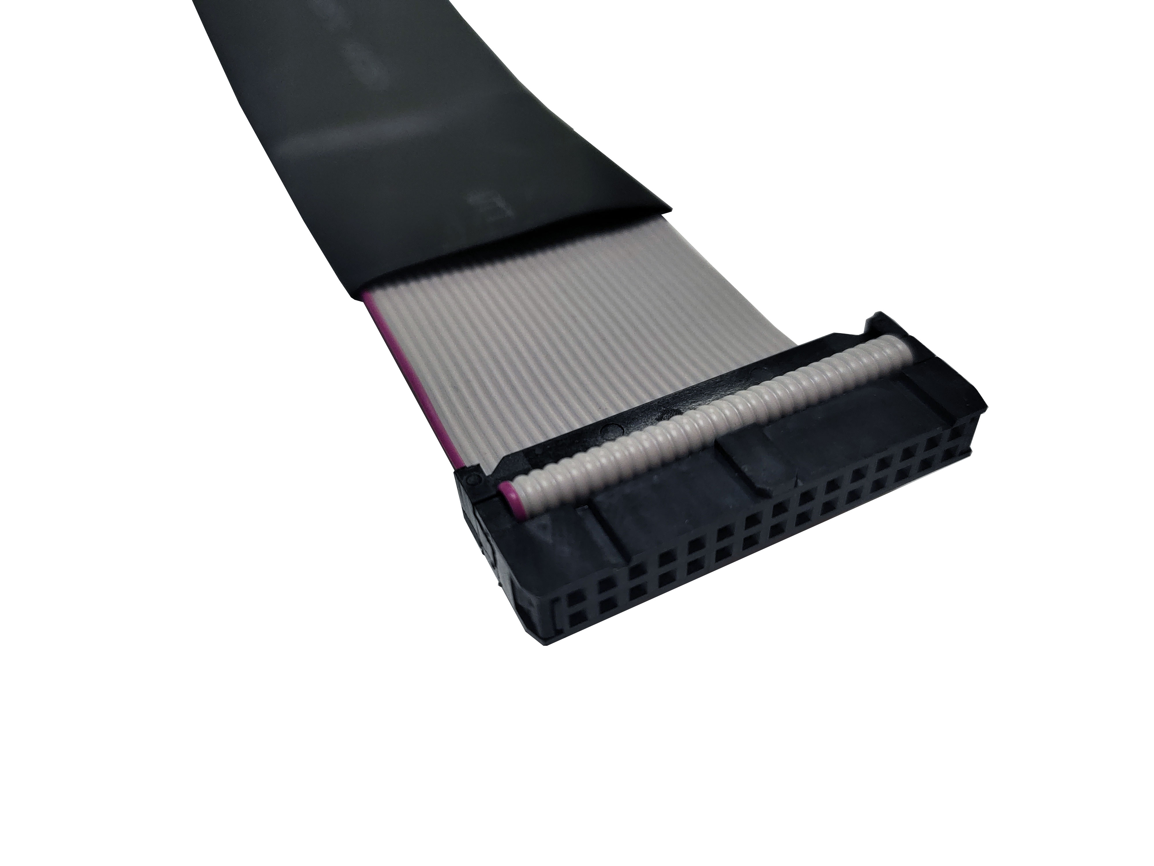 15PIN双排信号线+热缩套管 L=300mm 同面 15PIN双排信号线+热缩套管 L=300mm 同面