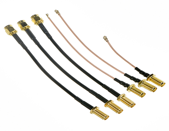 定制射频同轴线组件 SMA 直式母头 接 RGB178 电缆 定制射频同轴线组件 SMA 直式母头 接 RGB178 电缆