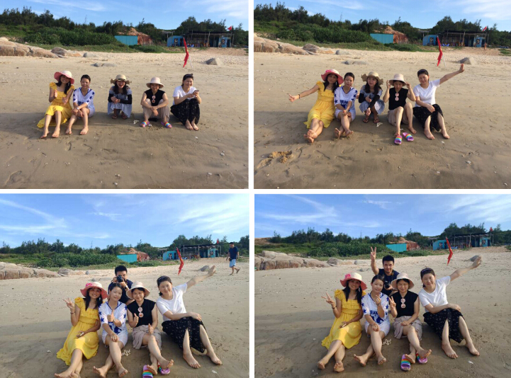 沙滩合照 沙滩合照
