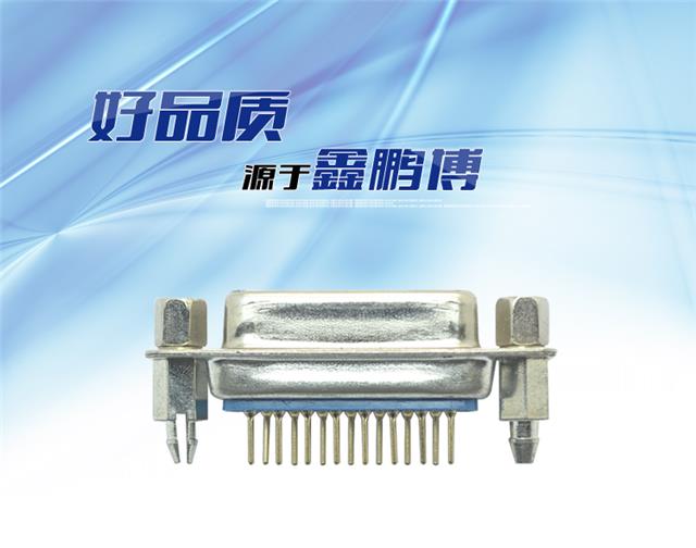 DMS-15P 母头 铆鱼叉锁螺丝 镀金连接器