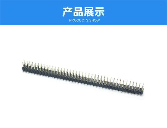 2.54间距双排SMT排针连接器展示
