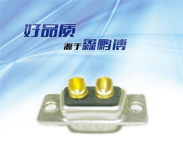 大电流2v2（公头）焊线式车针短口杯连接器