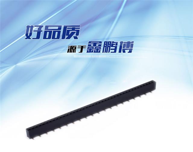 1.27单排错位立贴排母连接器