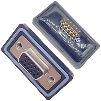 HDD15P母头180度插板式高密度防水車針 4.0mm(Z)卯釘 卯後殼 HDD15P母头180度插板式高密度防水車針 4.0mm(Z)卯釘 卯後殼