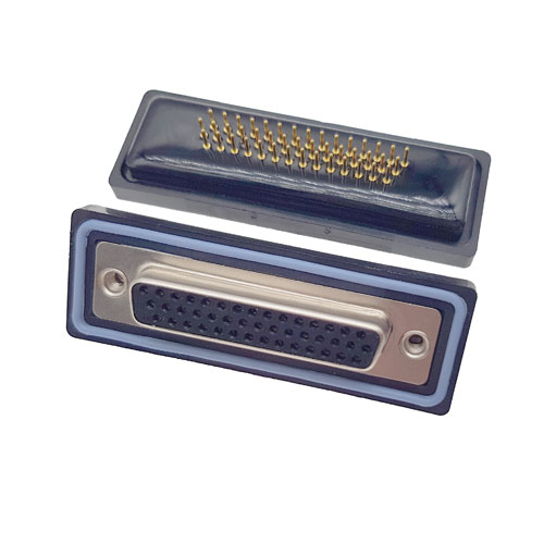 D-SUB-44P母头180度高密度防水車針连接器 D-SUB-44P母头180度高密度防水車針连接器
