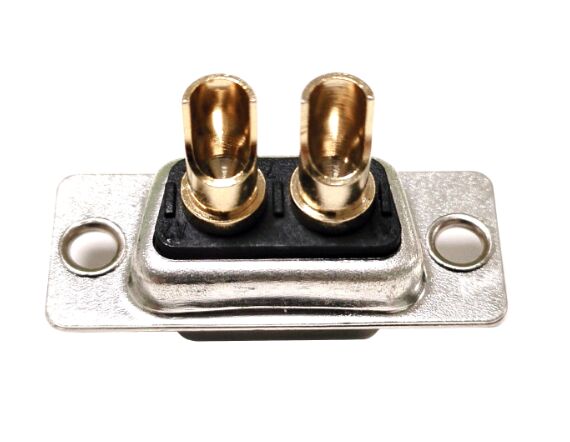 大电流 2W2 母头 焊线式 黑胶连接器 大电流 2W2 母头 焊线式 黑胶连接器