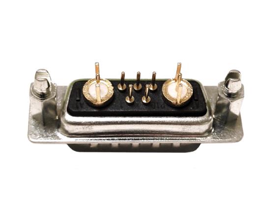 大电流 7W5 公头 直插板 前锁螺母 后铆鱼叉 黑胶连接器 大电流 7W5 公头 直插板 前锁螺母 后铆鱼叉 黑胶连接器