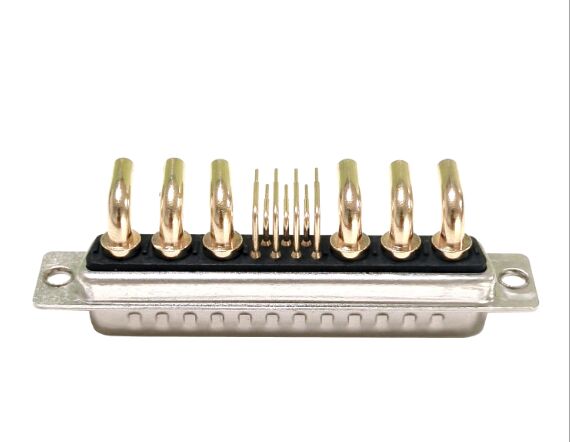 大电流 13W6 公头 弯插板 黑胶连接器 大电流 13W6 公头 弯插板 黑胶连接器