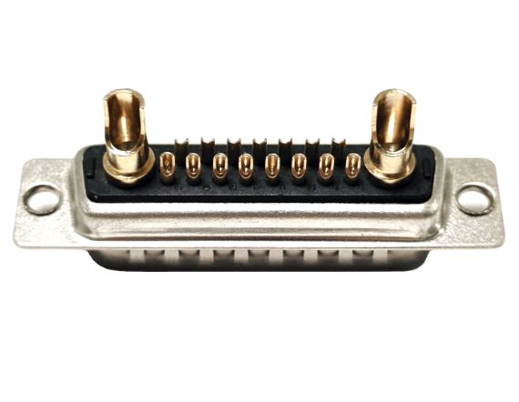 大电流 17W2 公头 焊线式 黑胶连接器 大电流 17W2 公头 焊线式 黑胶连接器