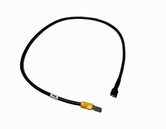 功率线 2H-250T(插簧端子)+250T(公插片)+UL1015#12 L=480mm 功率线 2H-250T(插簧端子)+250T(公插片)+UL1015#12 L=480mm