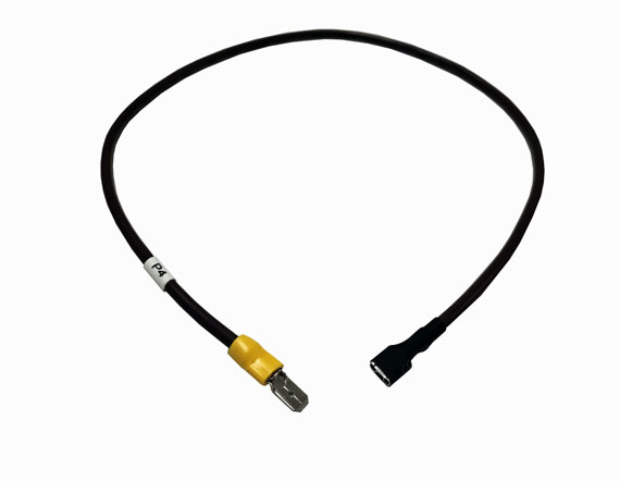 功率线 2H-250T(插簧端子)+250T(公插片)+UL1015#12 L=480mm 功率线 2H-250T(插簧端子)+250T(公插片)+UL1015#12 L=480mm