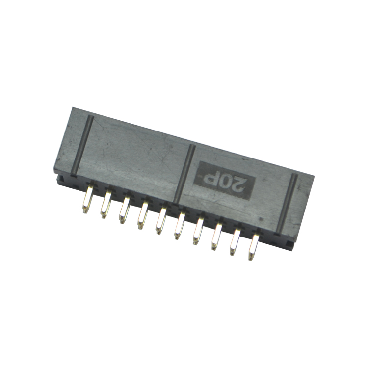 2.54间距20P直插简牛针座