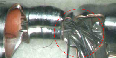 前端芯线过长图片案例展示