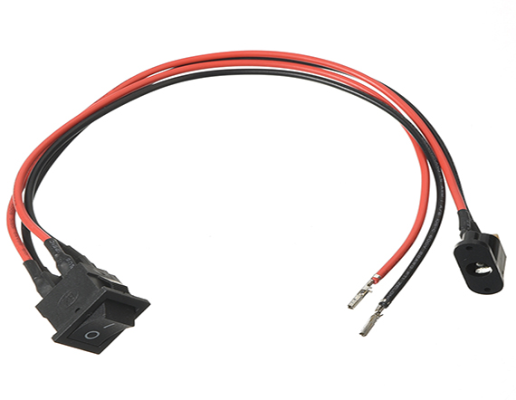 KCD1船型开关2115MM 2脚带线DC2.5 KCD1船型开关2115MM 2脚带线DC2.5