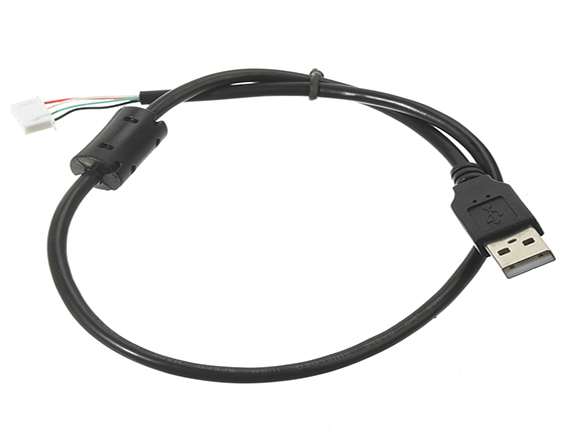 PH2.0转P数据线触摸USB四芯屏蔽线2725端子线 PH2.0转P数据线触摸USB四芯屏蔽线2725端子线