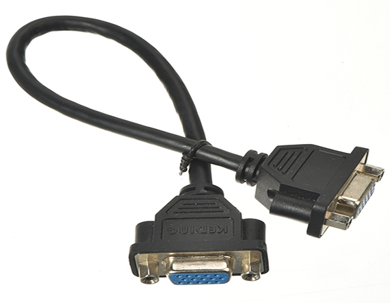 vga母对母电脑电视投影仪显示器连接线15孔对15孔高清加长延长线