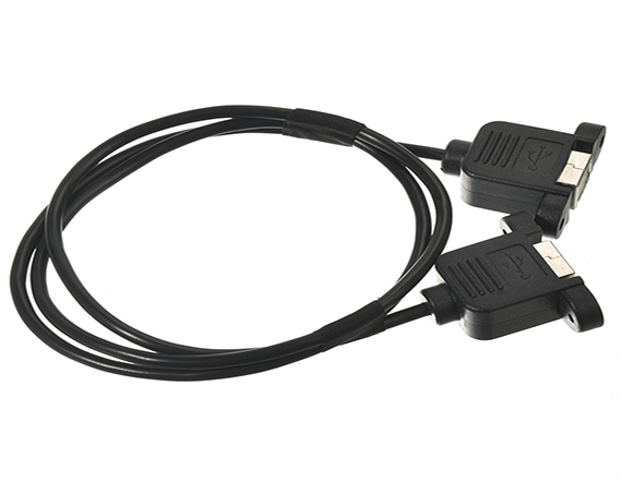 打印带耳朵2.0 USB A母转打印方口B母数据连接转换线 打印带耳朵2.0 USB A母转打印方口B母数据连接转换线